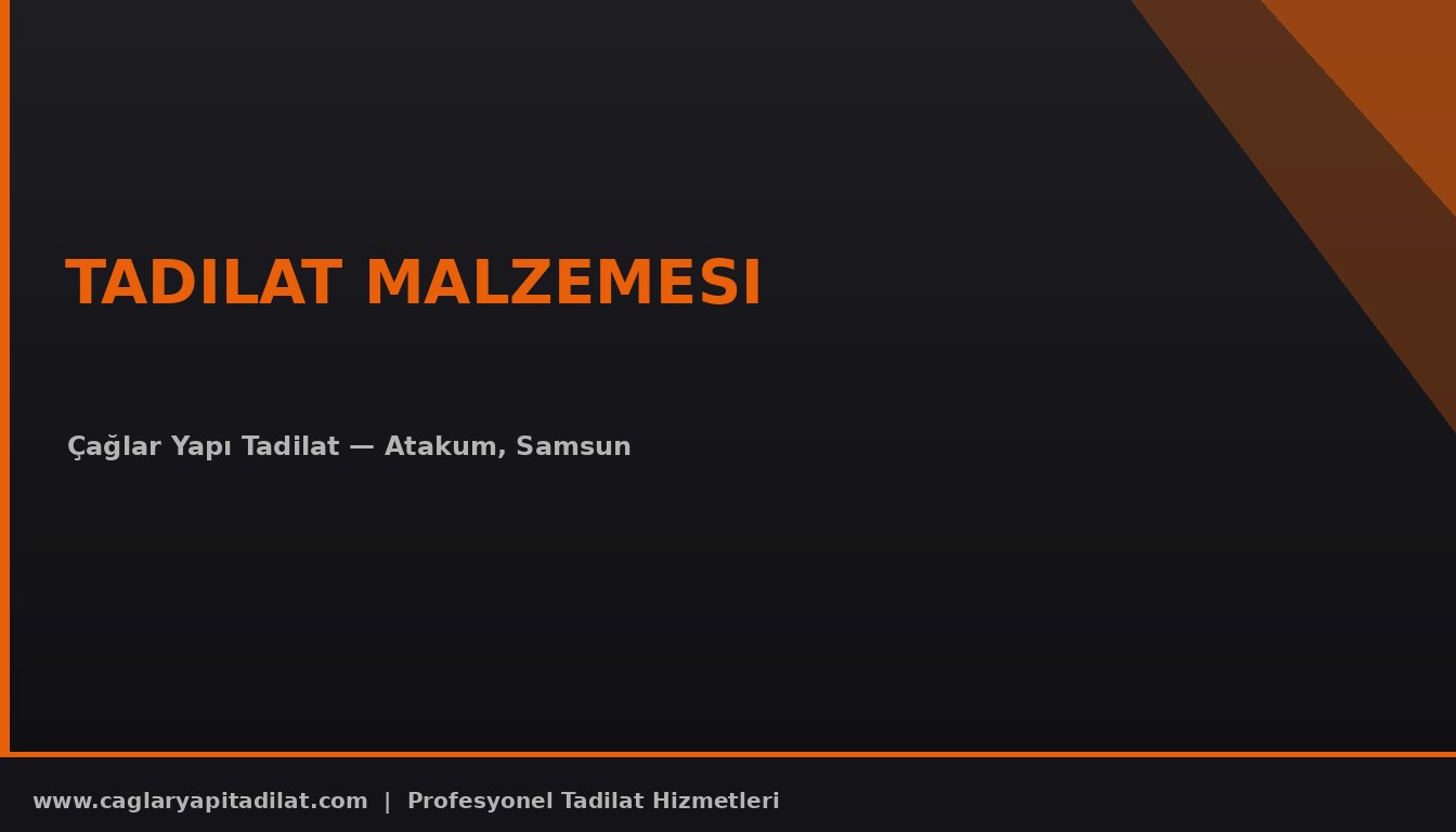 Tadilat Malzemesi